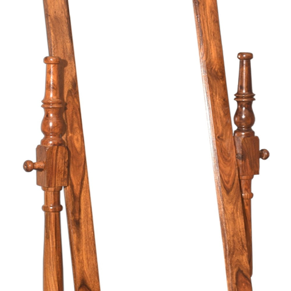 Mallory Wood Cheval Standing Mirror