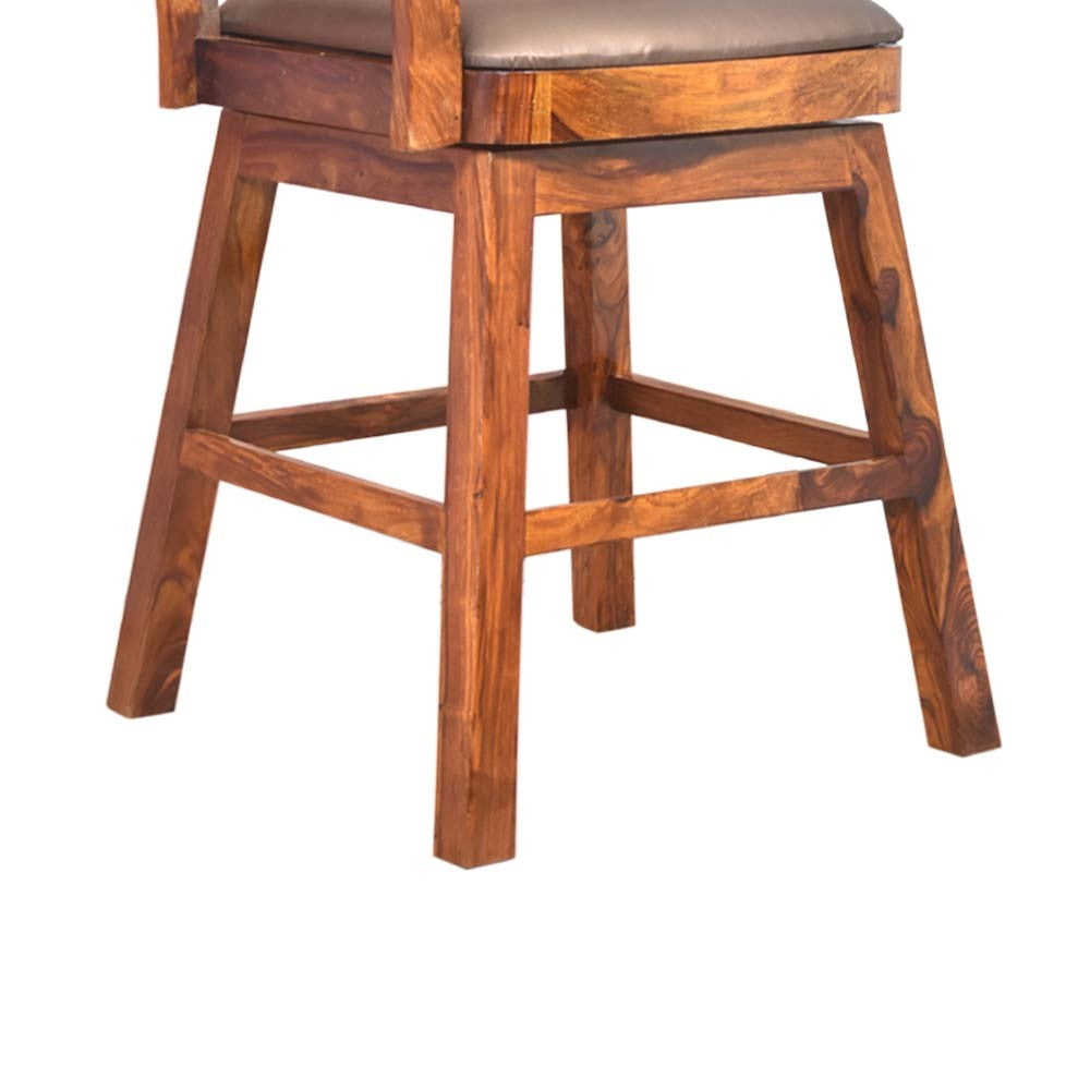 Aliyah Wooden Adelaide Bar Chair