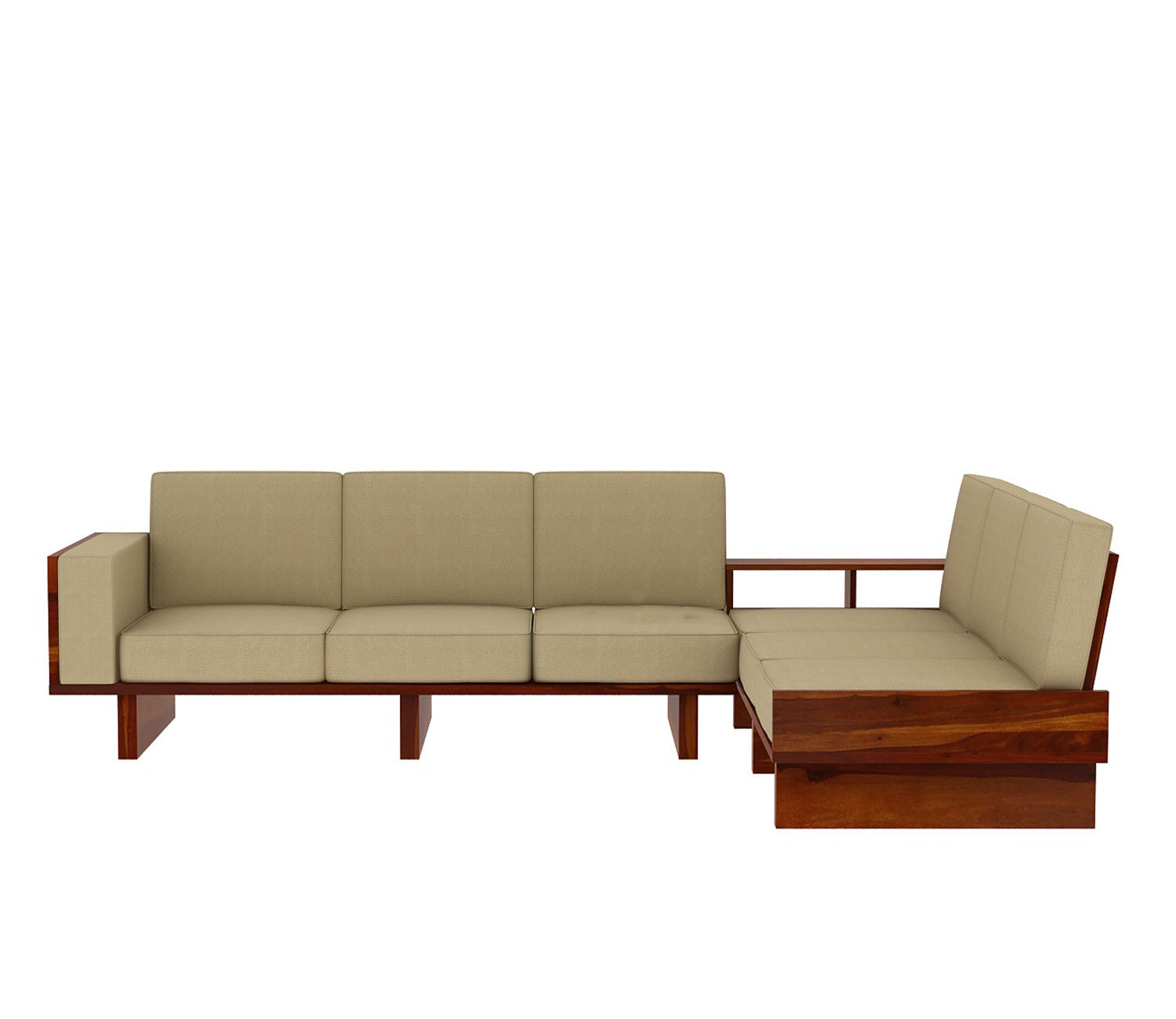 Vera 6 Seater L Shape Corner Sofa Set with Washable Zipper Cover