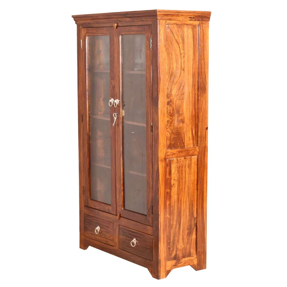 Scarlet Sheesham wooden Regio Bookshelf