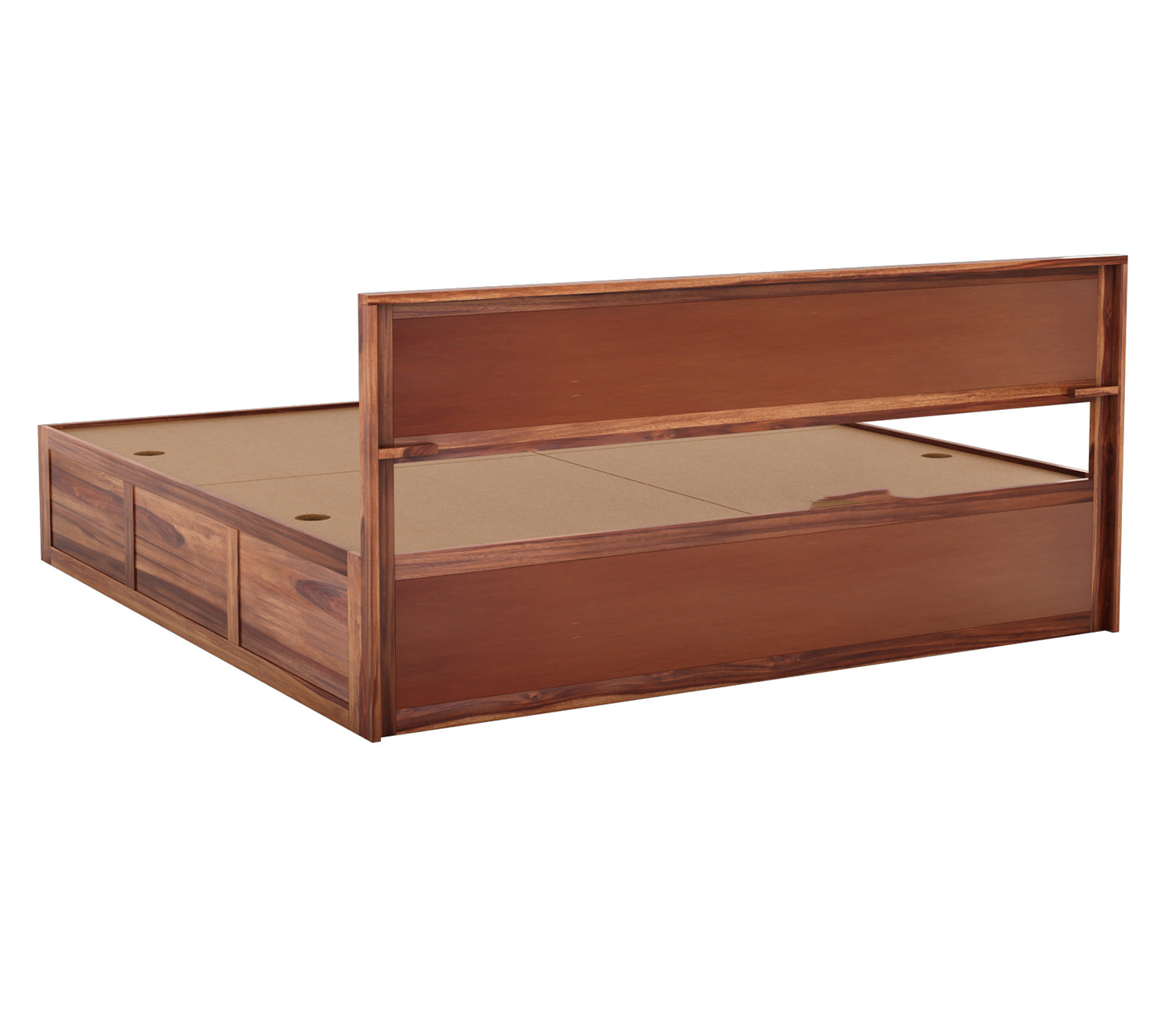 Tripp Sheesham Wood Bed With Box Storage