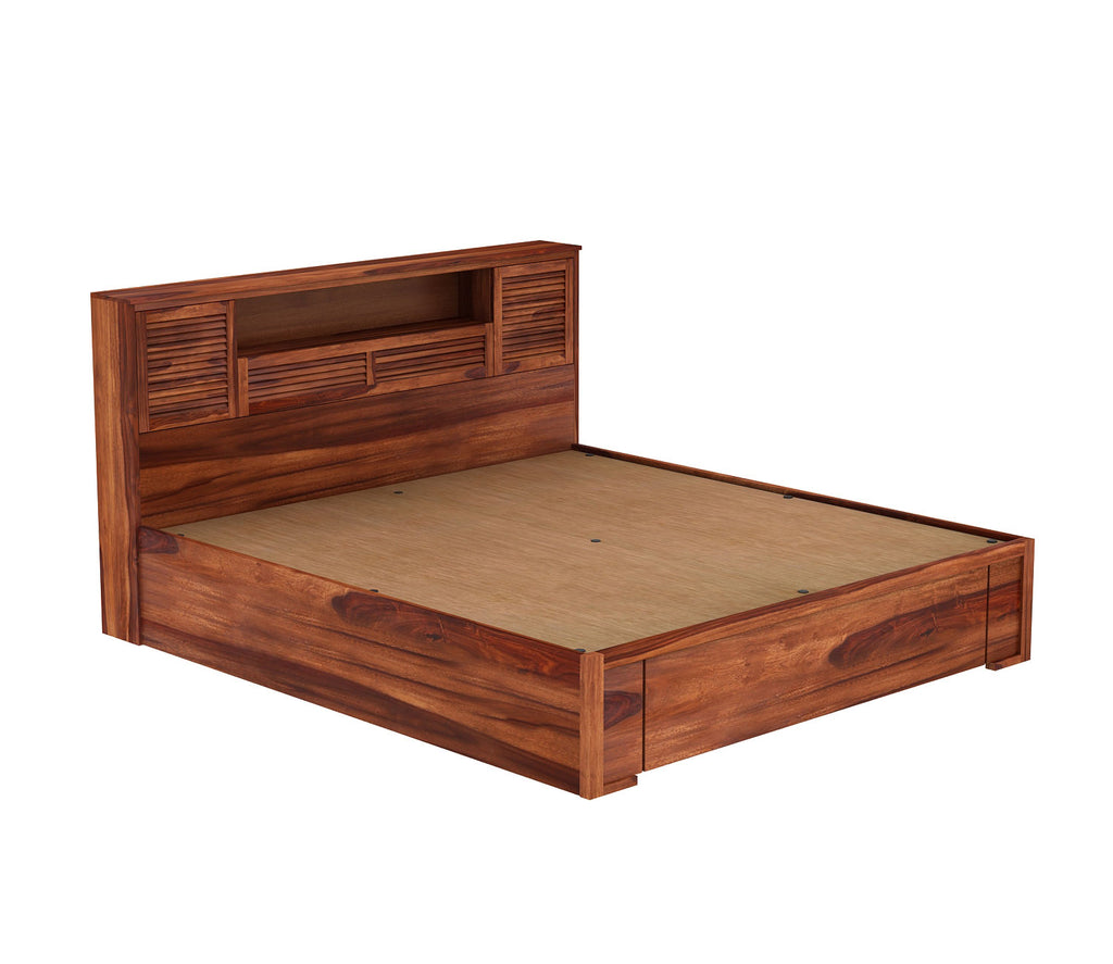 Royce Sheesham Wood Bed With Storage Drawers