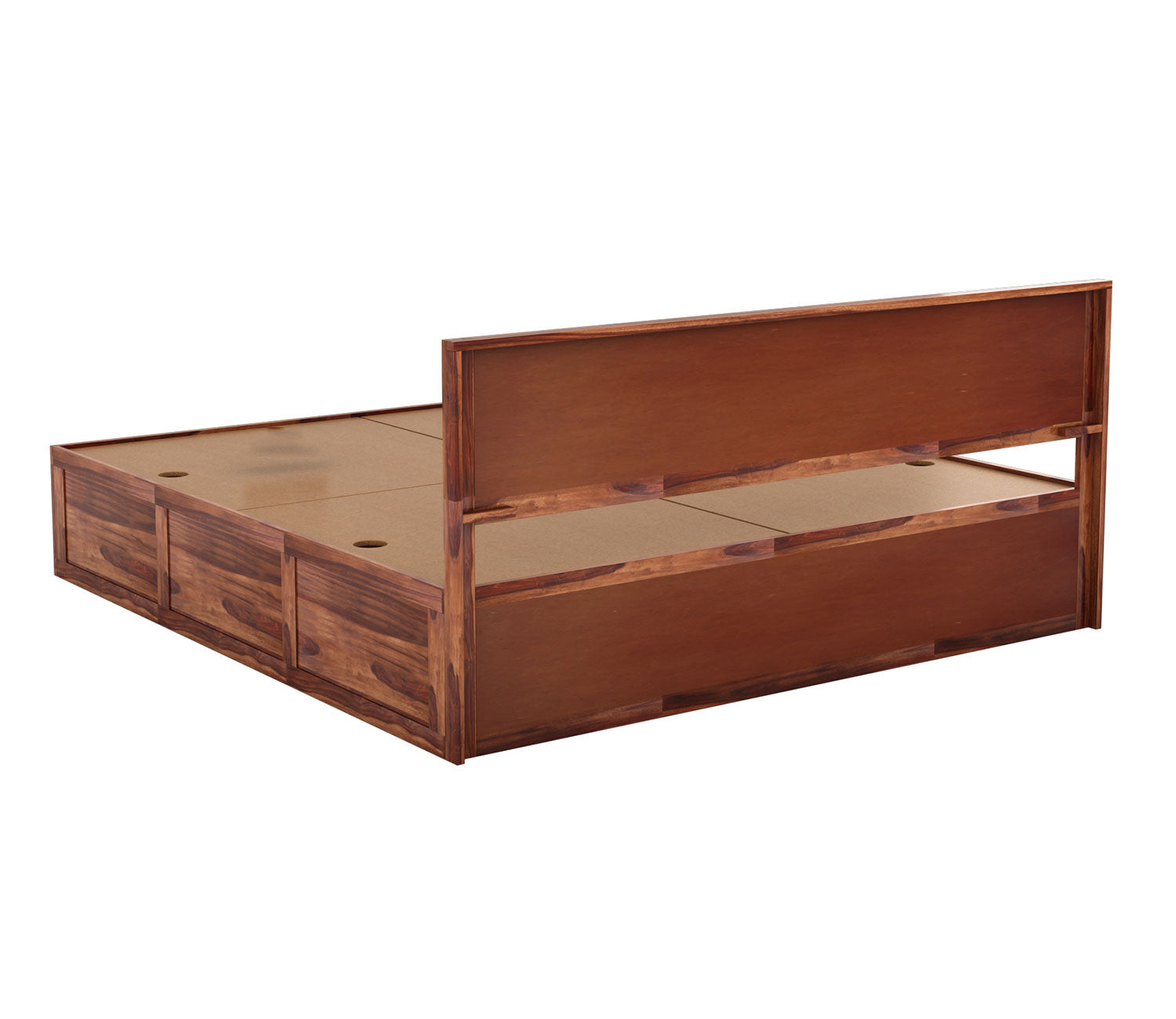 Tanner Sheesham Wood Bed With Box Storage