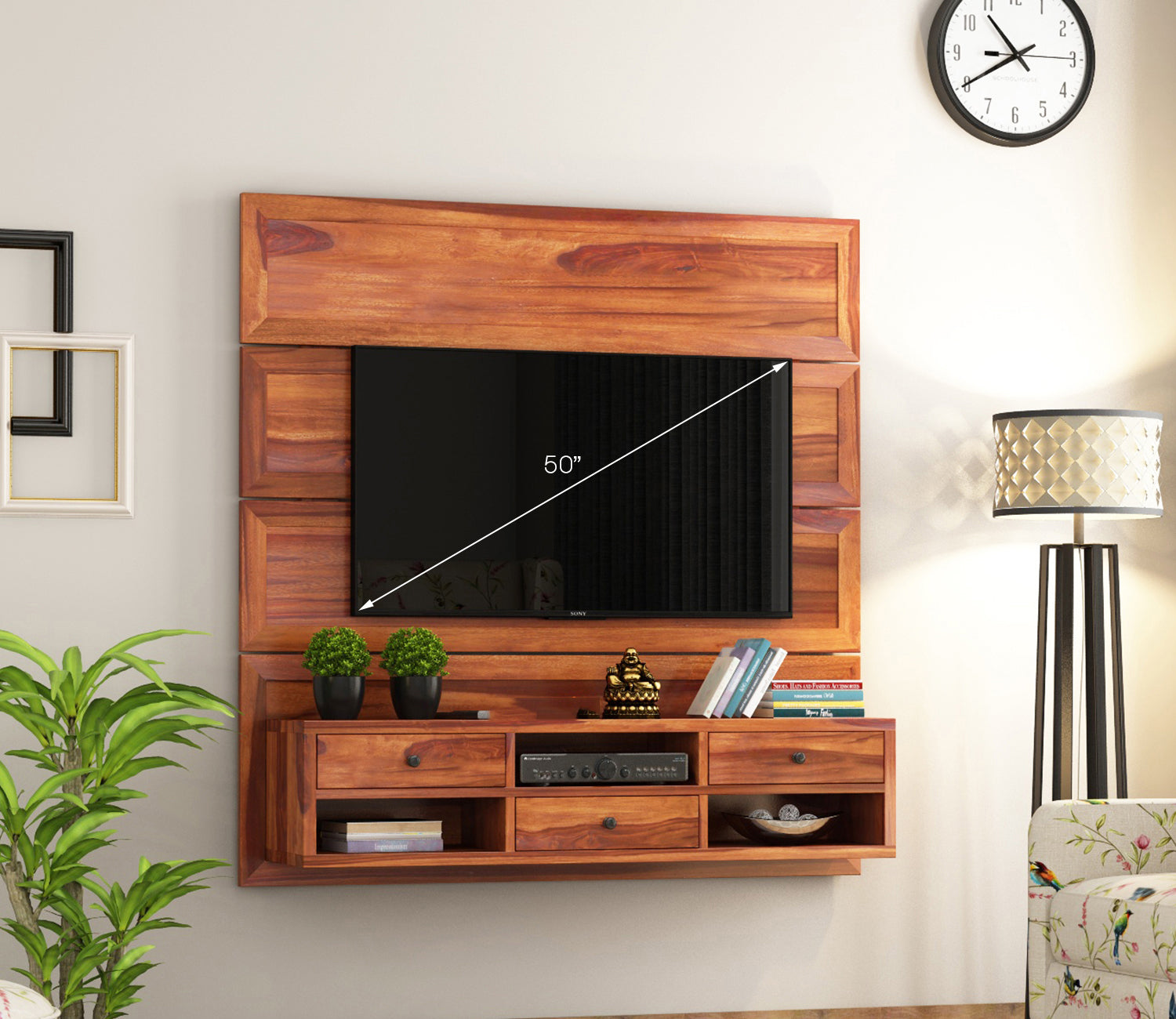 Jeffrey Wall Mount Tv Unit