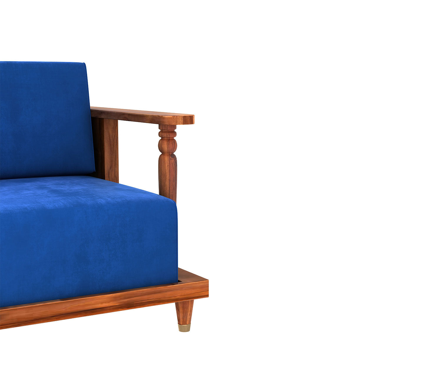 Milton Wooden 5 Seater Sofa Set