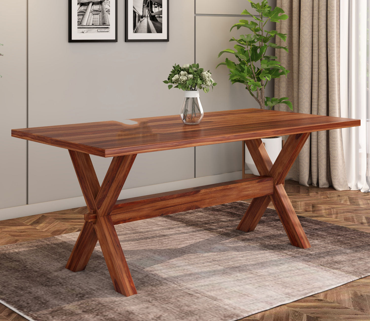 Cocoa Puff 6 Seater Dining Table