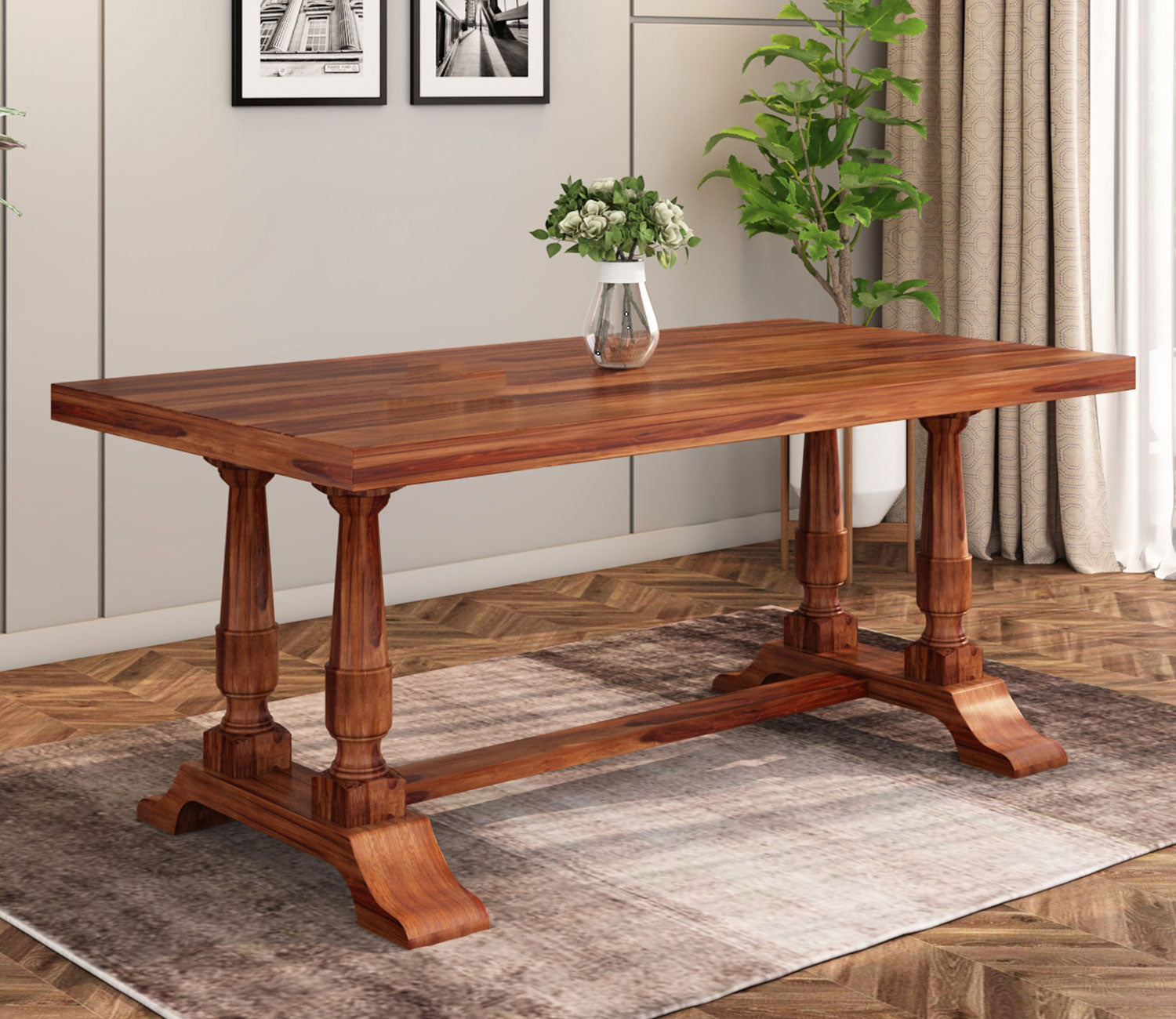 Honeybun 6 Seater Dining Table