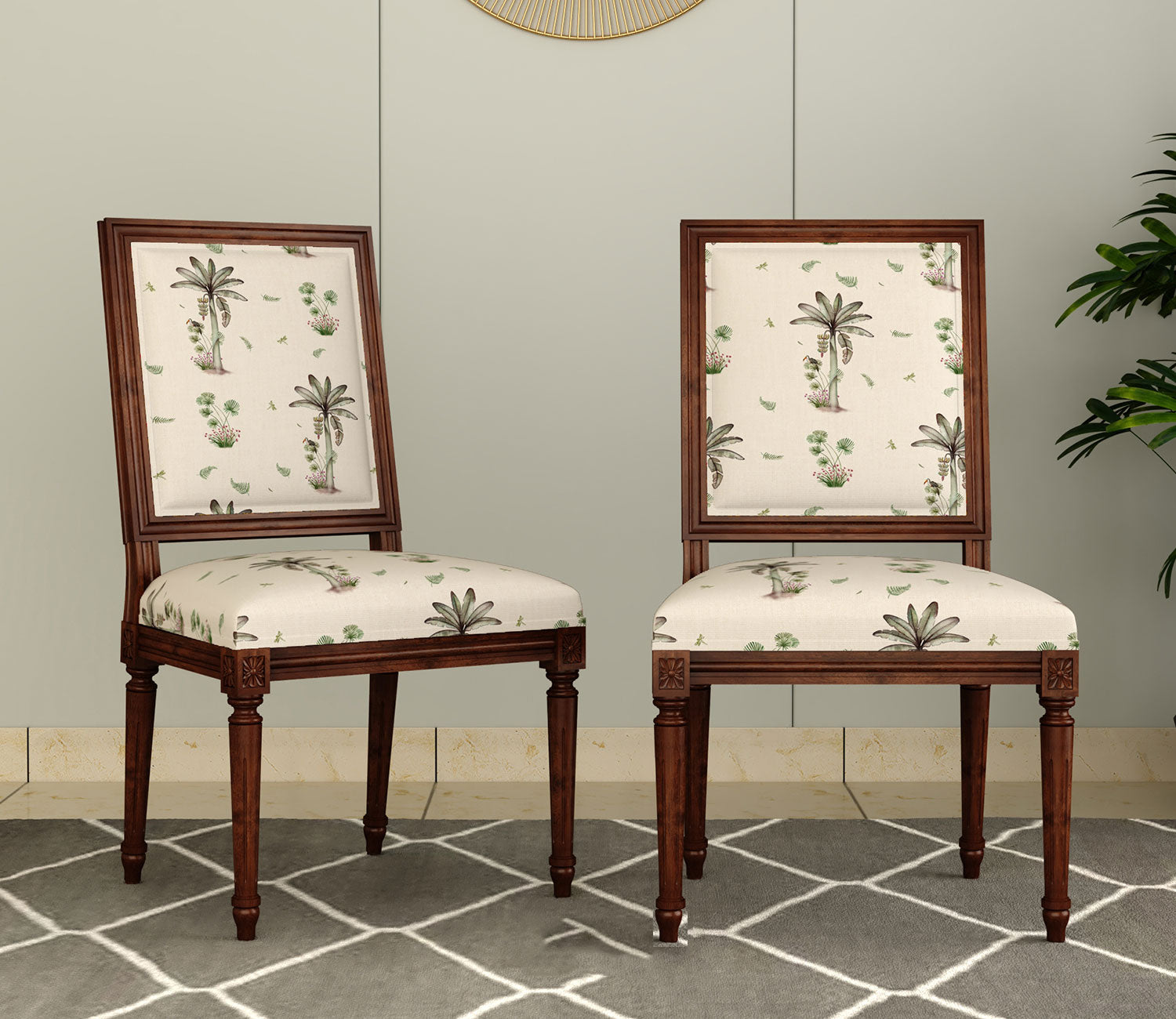 Shell Without Arm Dining Chair - Set of 2