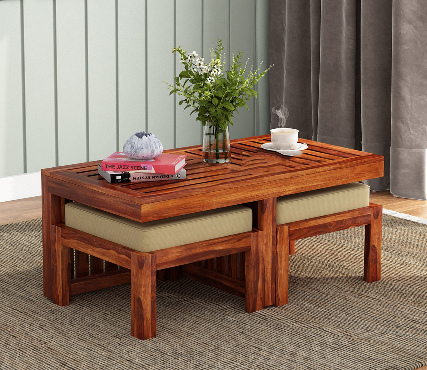 Brooklyn Center Table With Stools