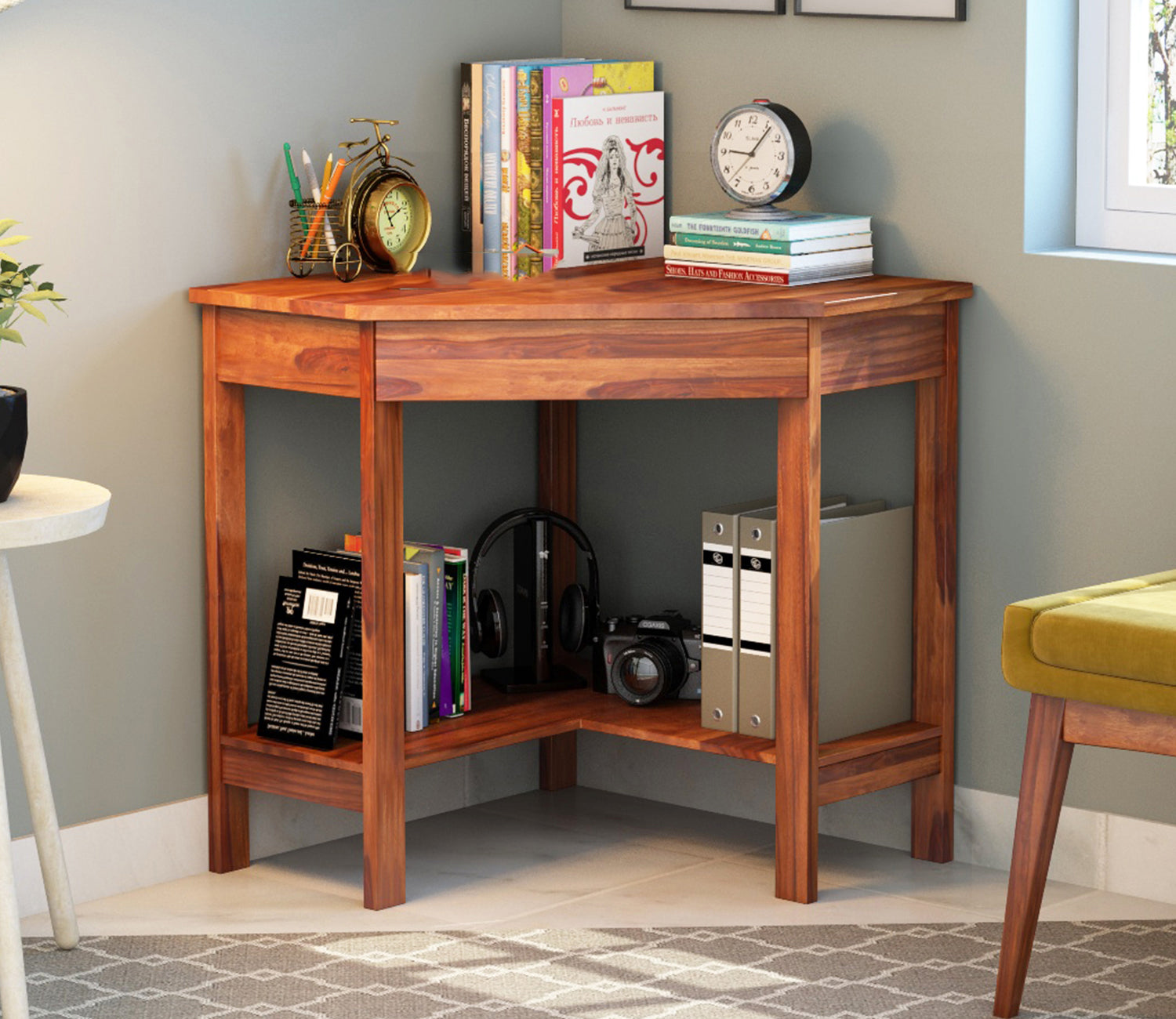 Hazel Sheesham Wood Study Table