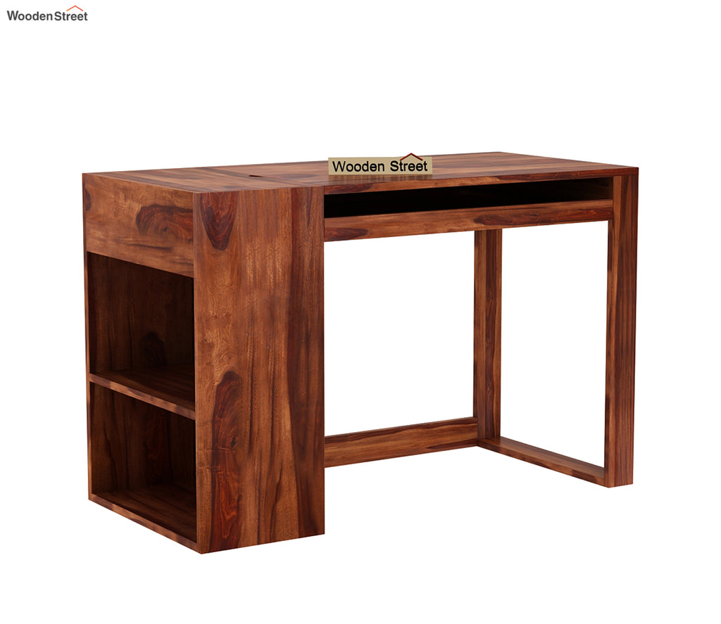 Victoria Study Table with Keyboard Tray and Side Storage