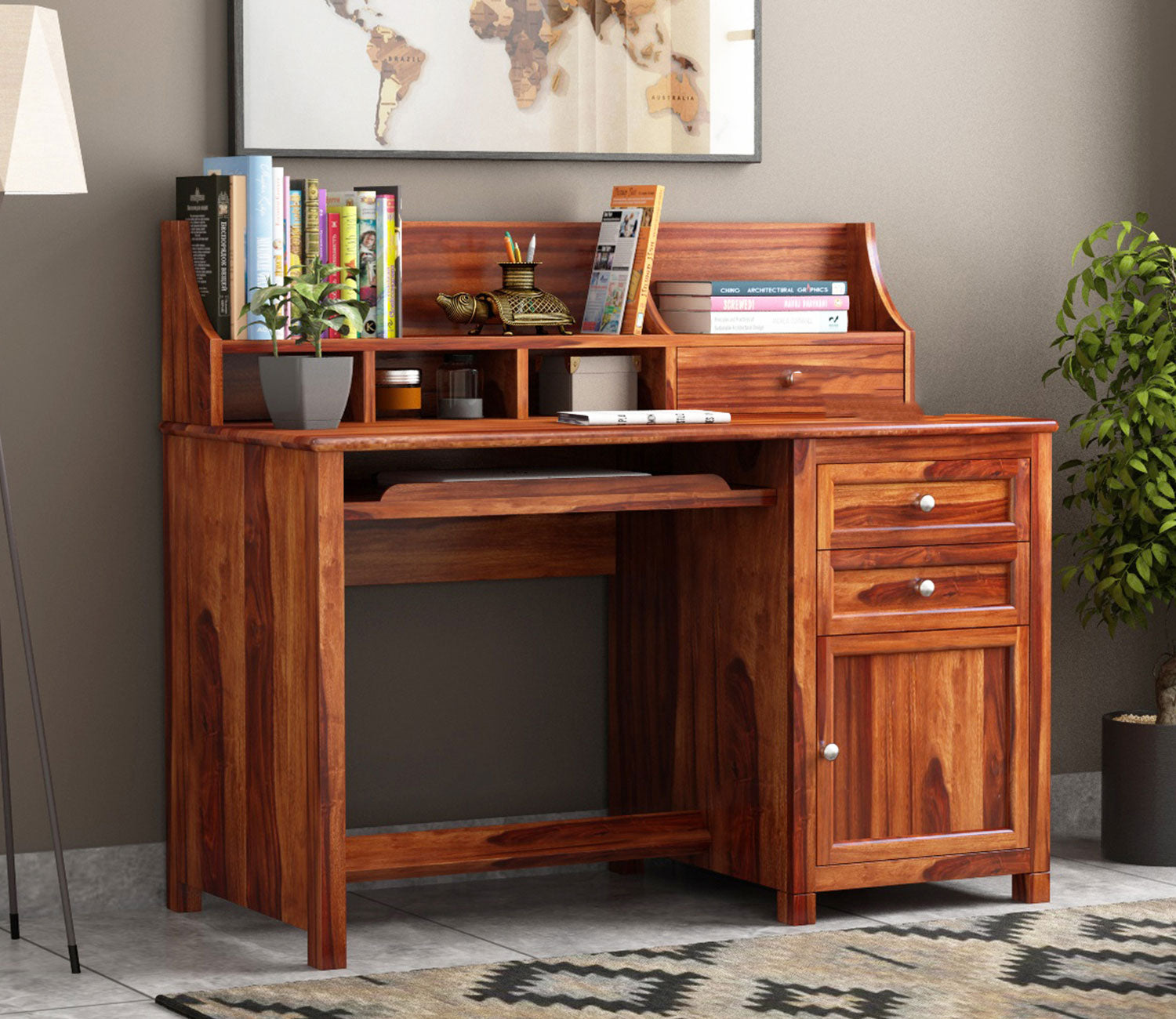 Naomi Study Table Cum Shelf