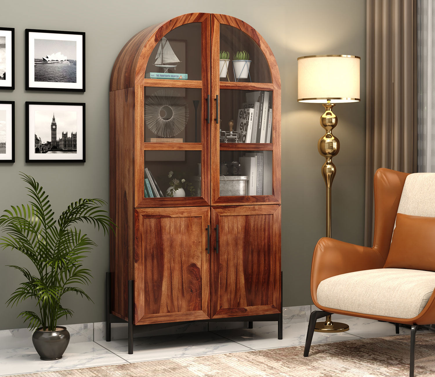 Marcelo Sheesham Wood Bookshelf