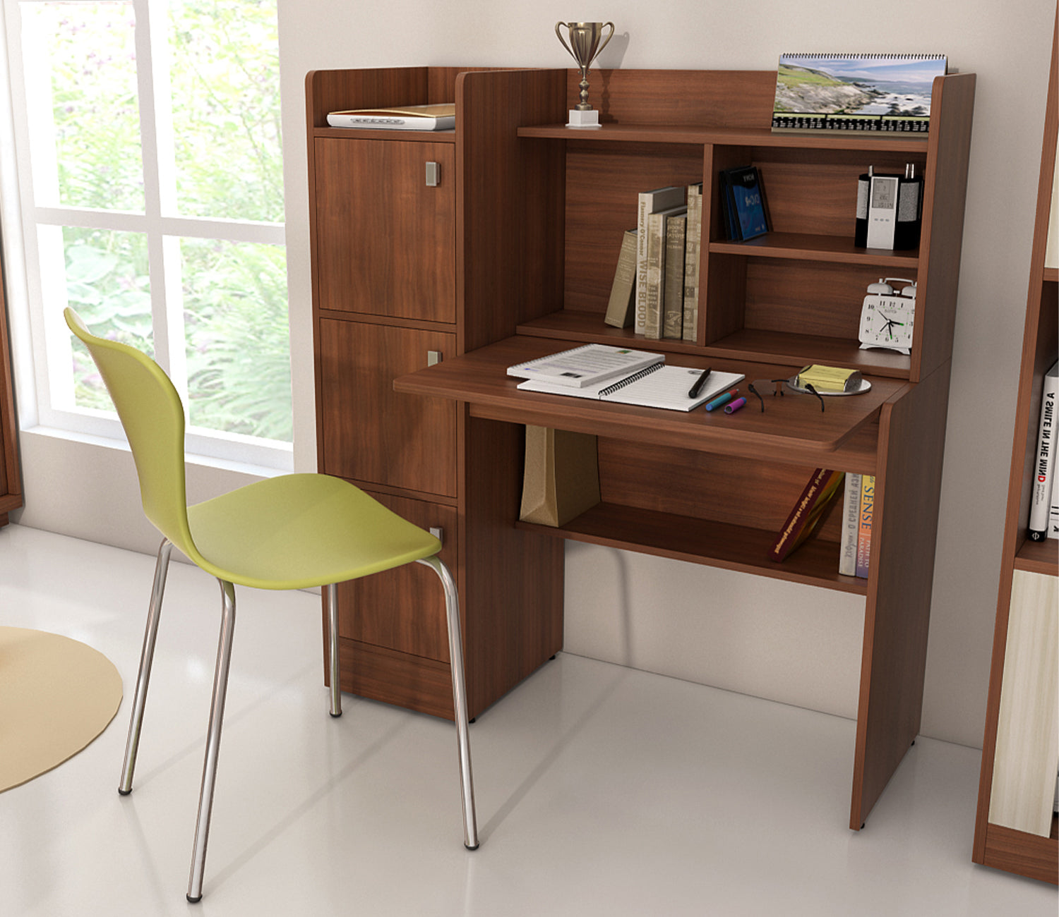 Eleanor Winner Rigato Study Table in Walnut Finish