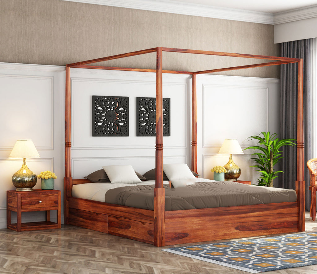 Gunner Poster Bed With Storage