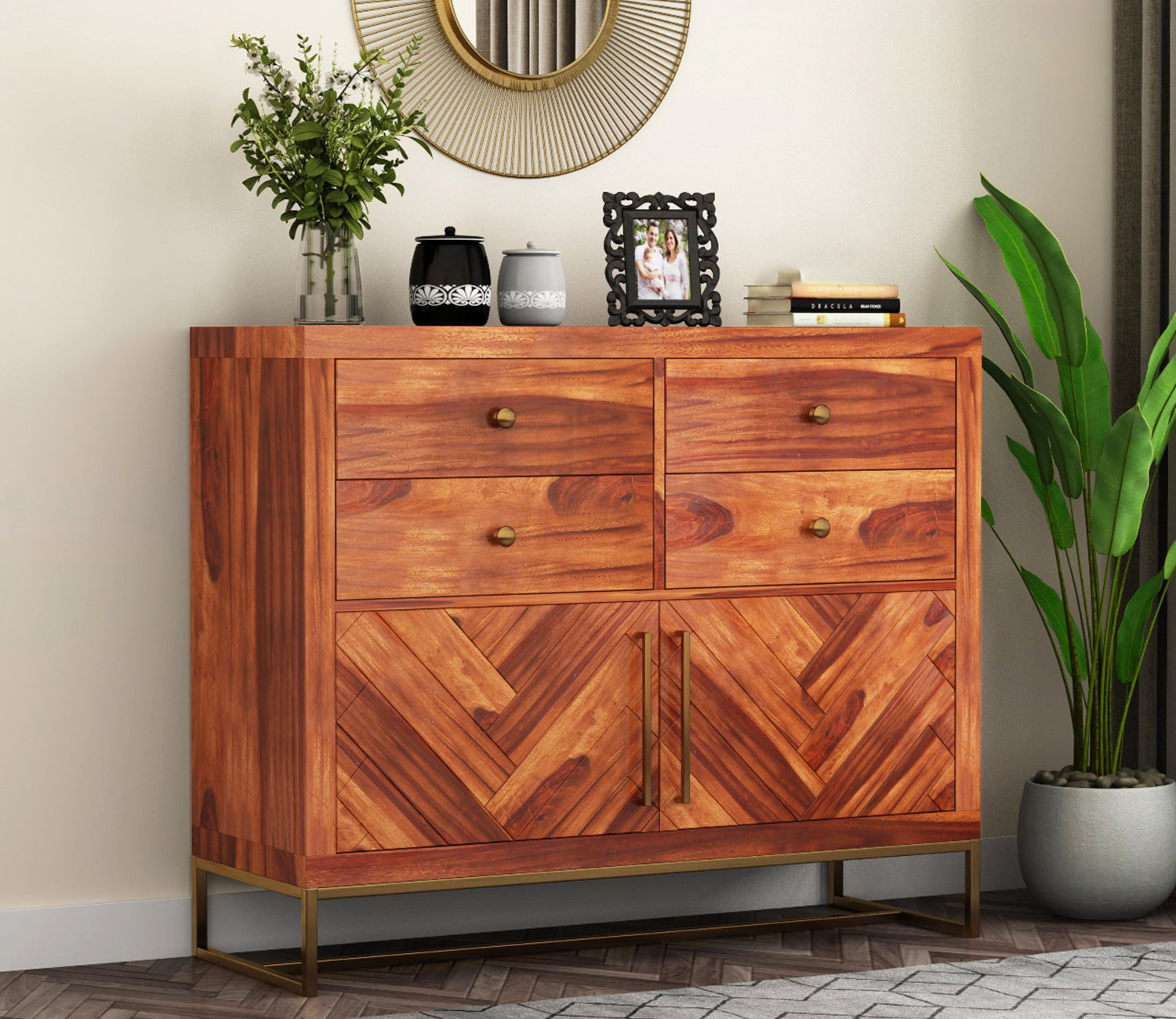 Colson 4-Drawer Wooden Chest Of Drawers