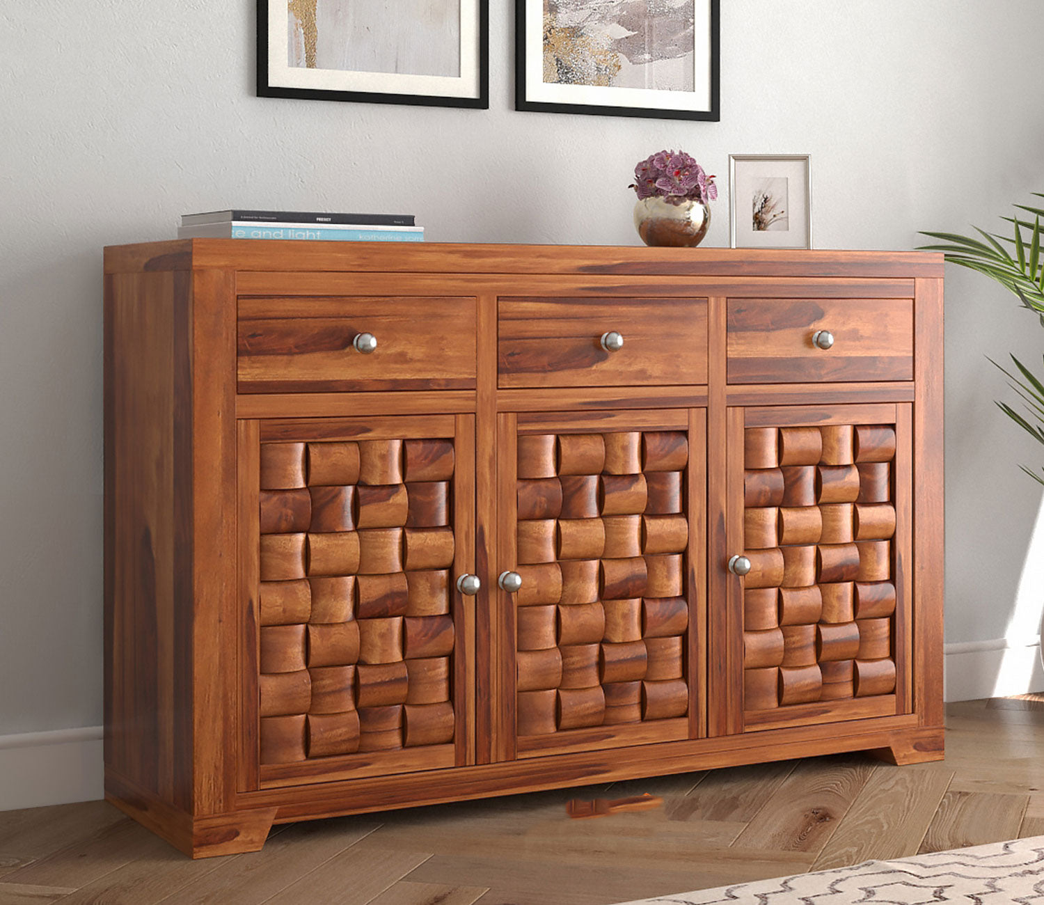 Anderson 3-Drawer Wooden Chest Of Drawers