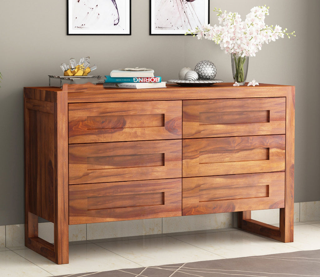 Dakota 6-Drawer Chest Of Drawers Wooden