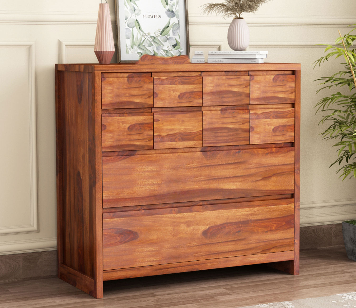 Harvey 10-Drawer Chest Of Drawers Wooden