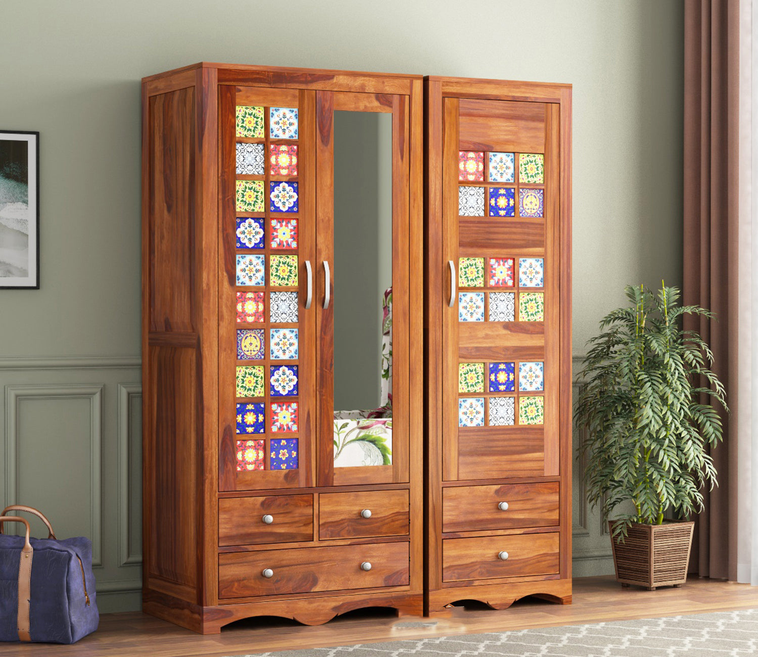 Clayton 3 Door Multi Utility Wardrobe