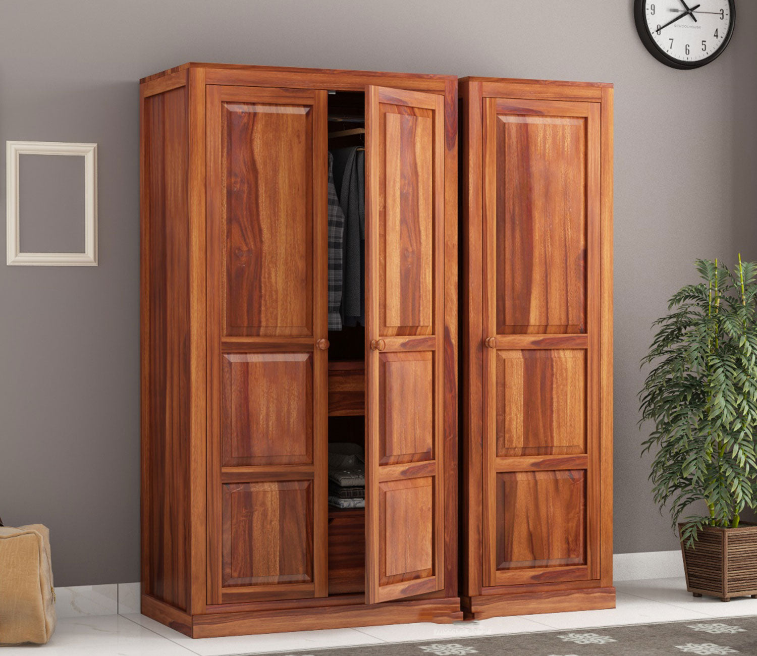 Cody 3 Door Multi Utility Wardrobe
