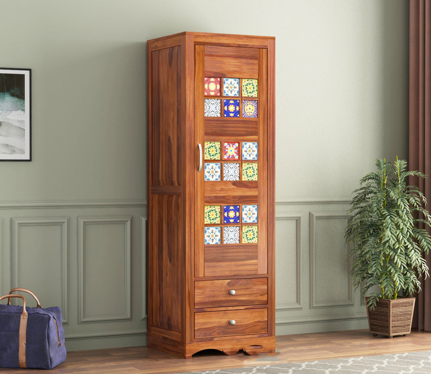 Jensen 1 Door Multi Utility Wardrobe
