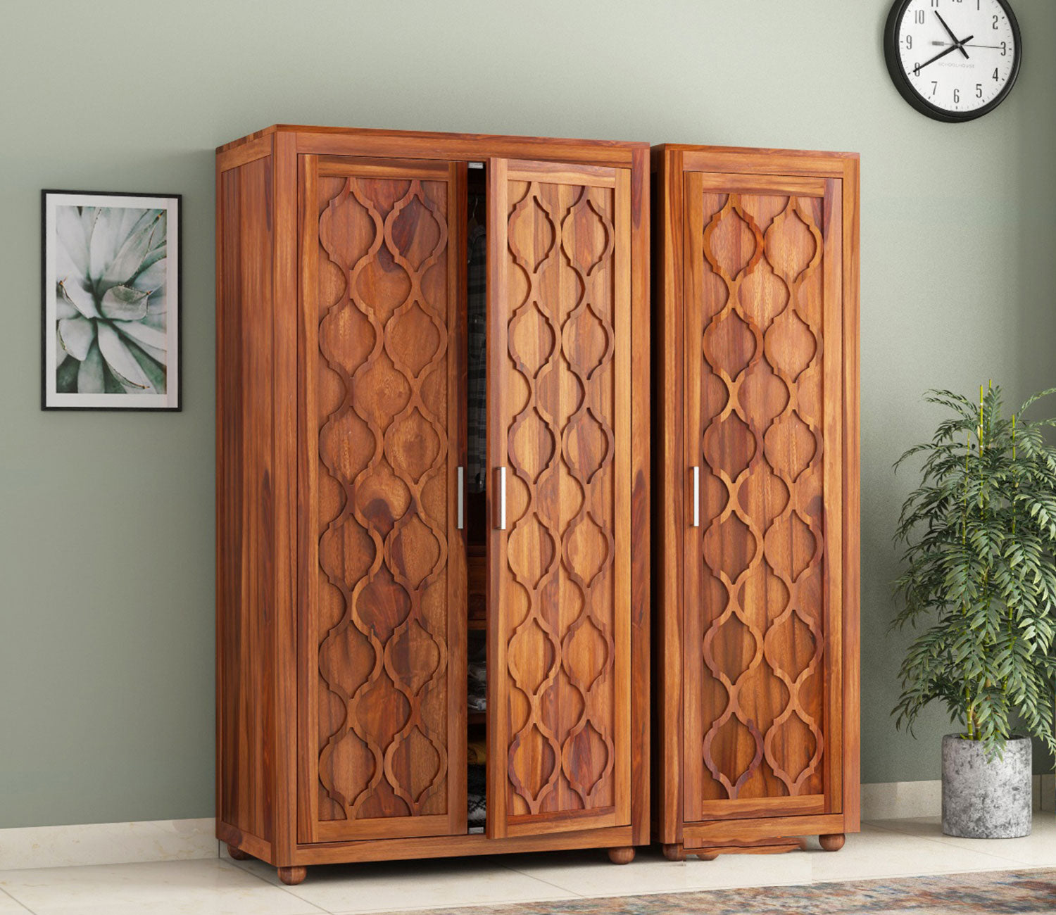 Aidan 3 Door Multi Utility Wardrobe