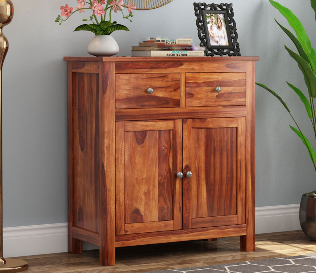 Tristan Sheesham wood Cabinet With Drawers