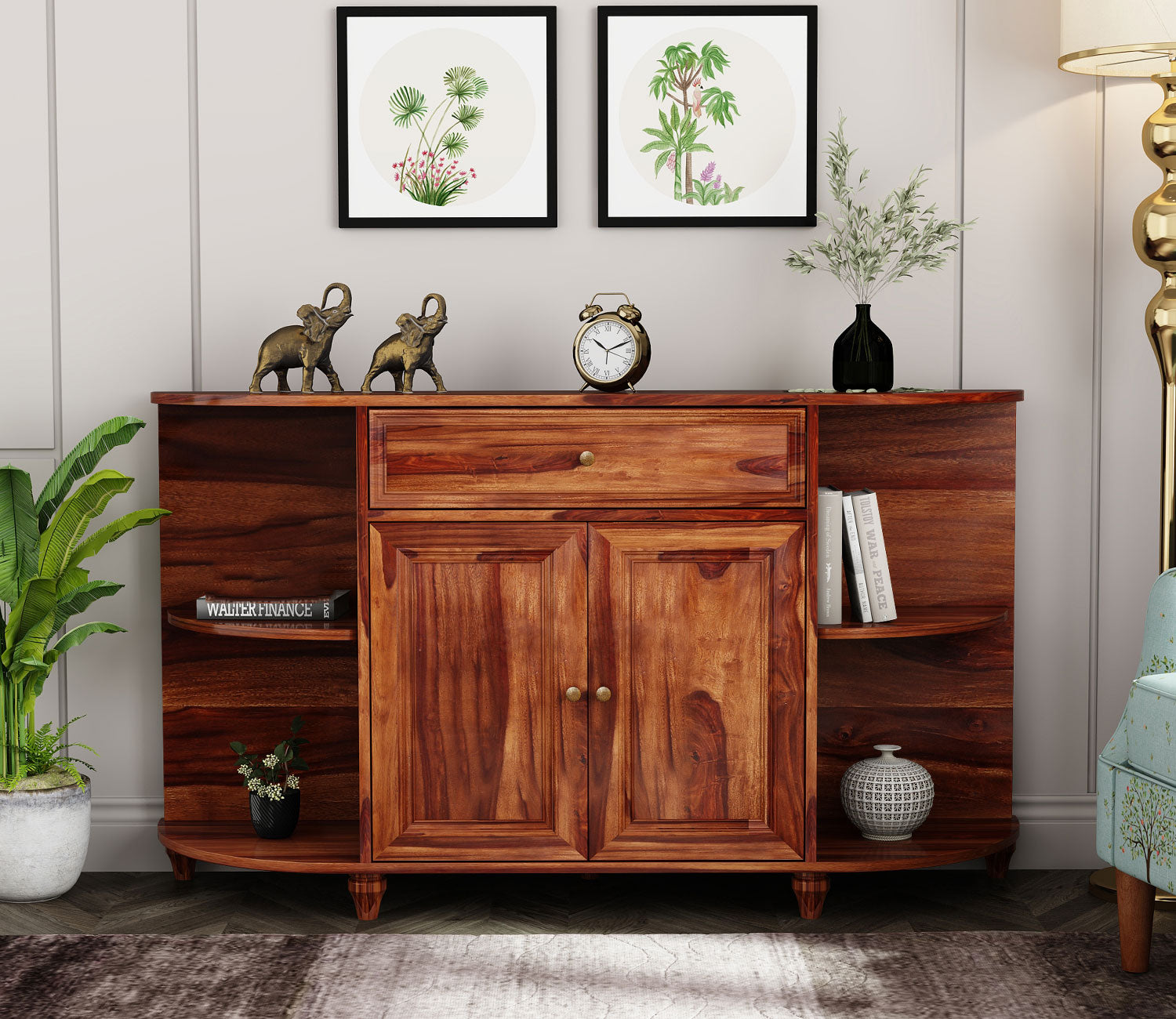 Marcus Sheesham Wood Storage Cabinet and Sideboard