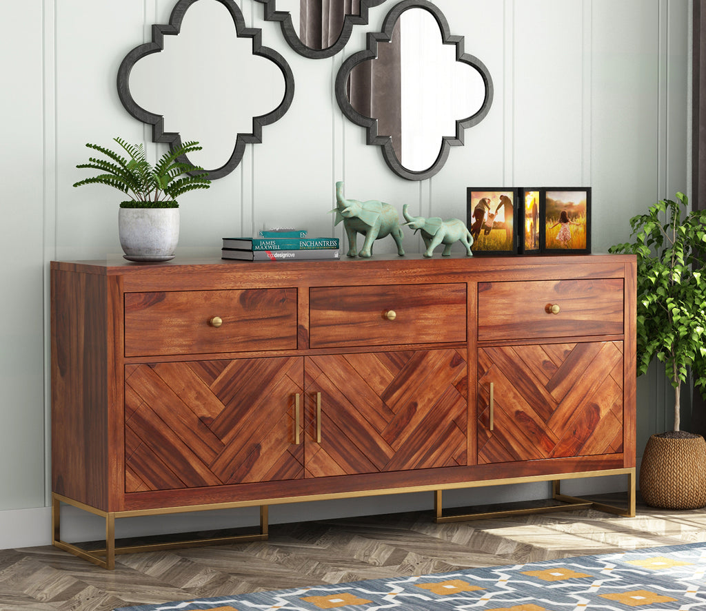 Zayn Sheesham Wood Cabinet and Sideboard