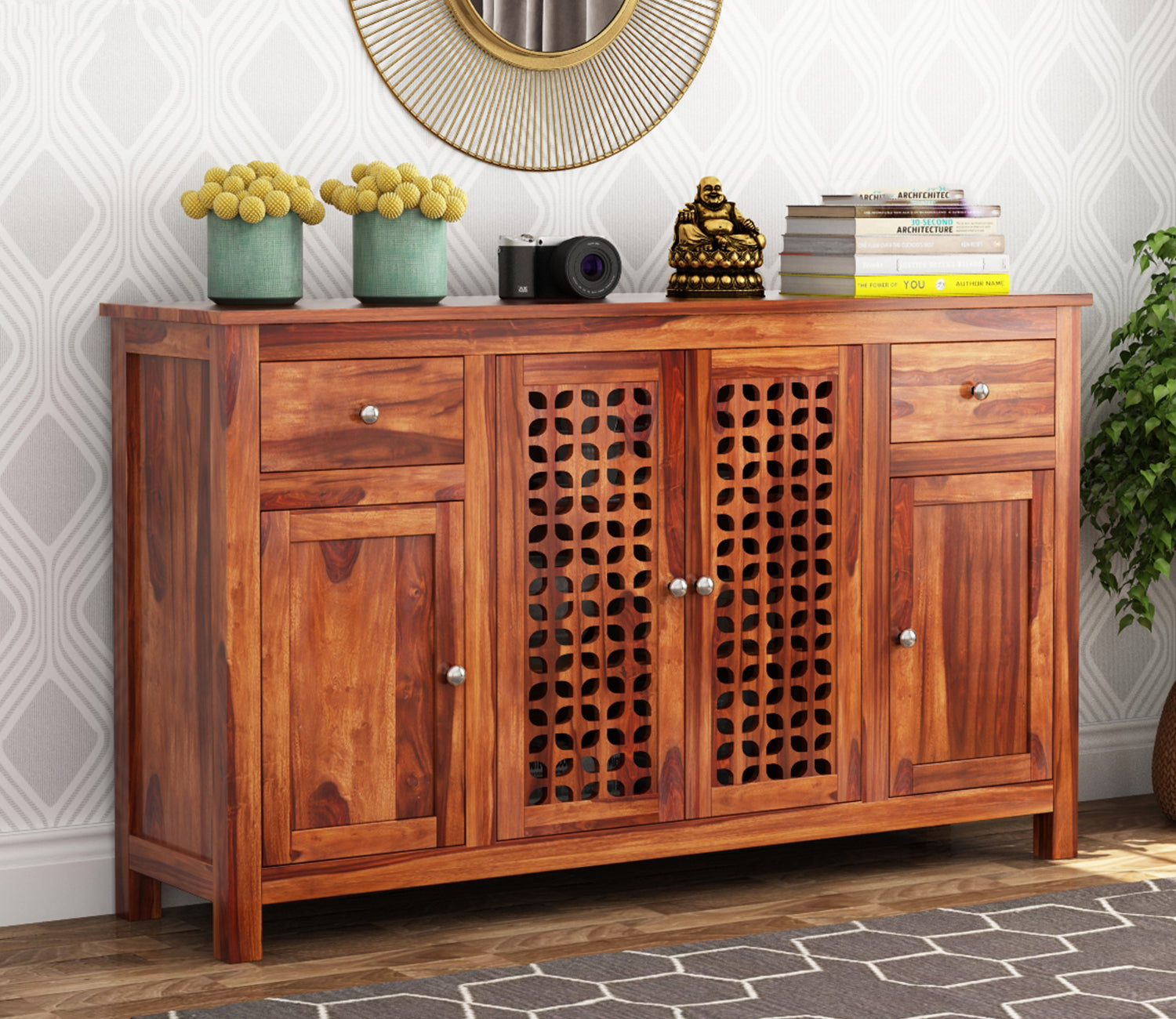 Aziel Sheesham wood Sideboard and Cabinets