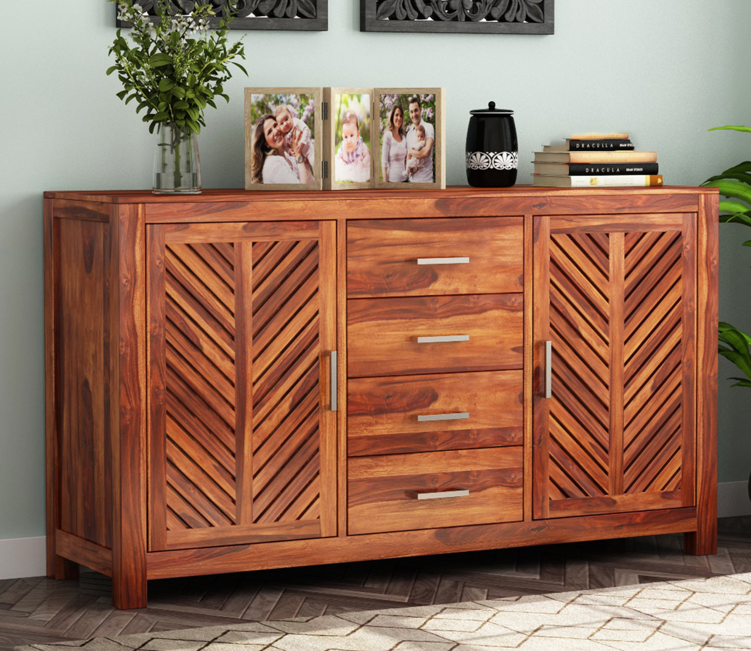 Avery Sheesham wood Sideboard and Cabinet