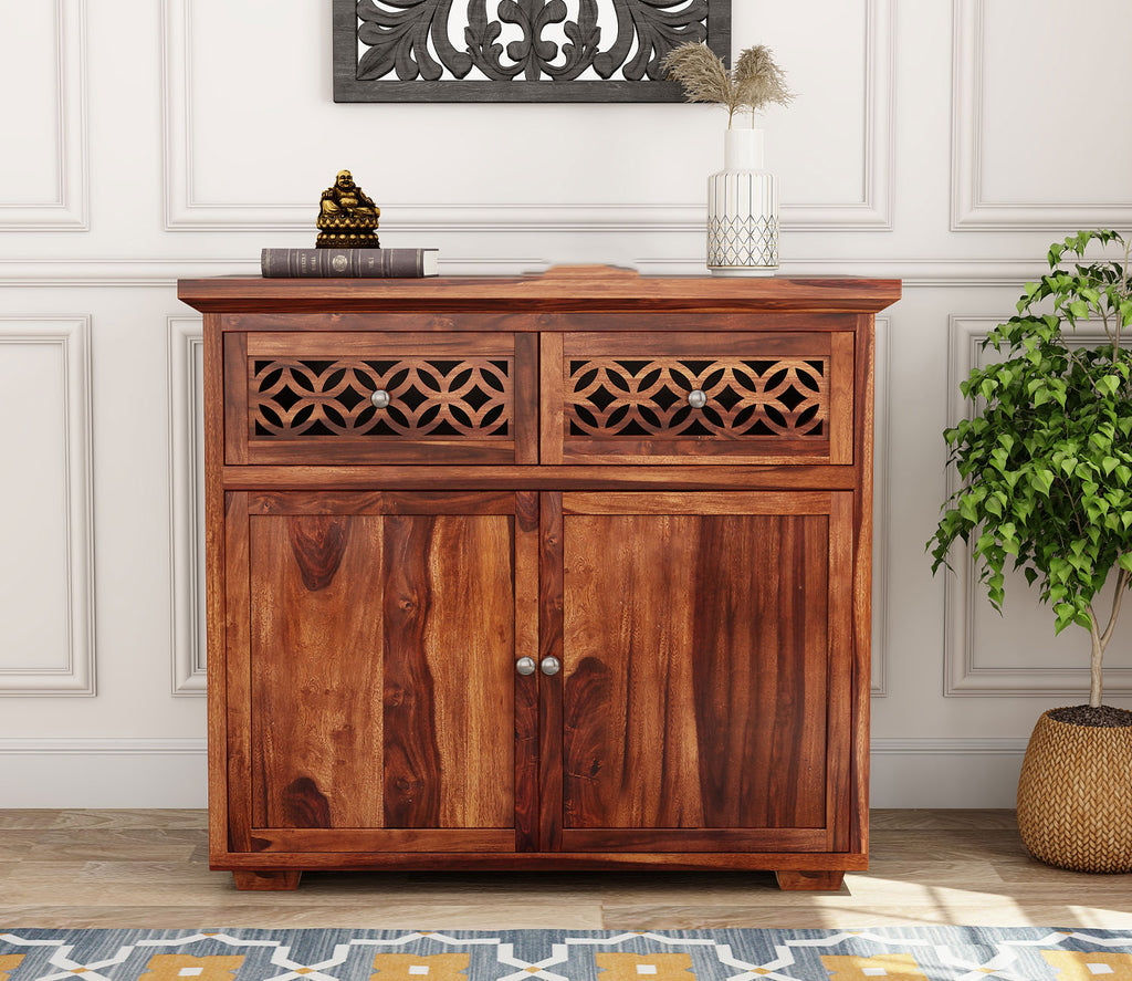 Lukas Mini Sheesham wood Sideboard and Cabinet