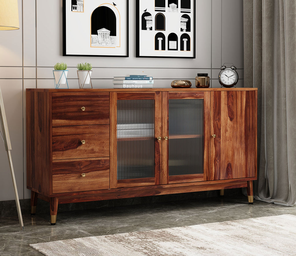 Milan Sheesham Wood Cabinet and Sideboard