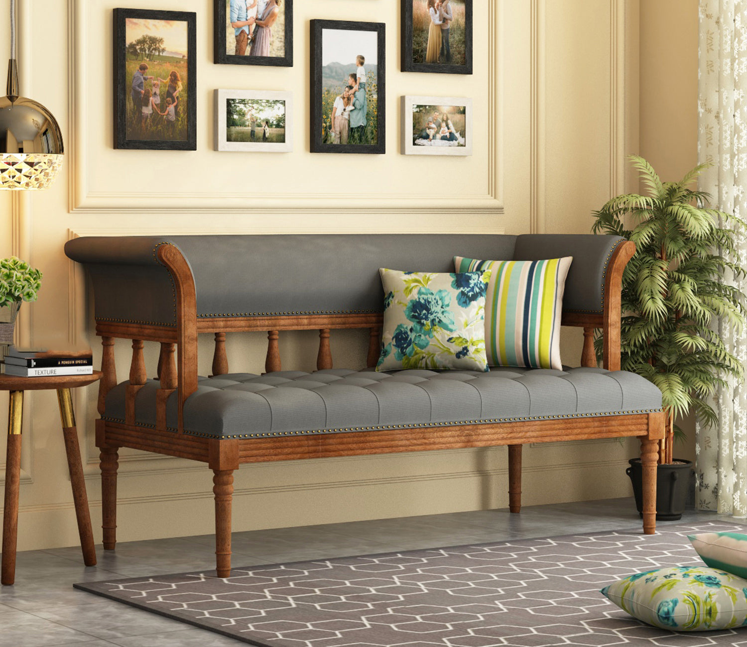 Beckham Bench With Back Rest