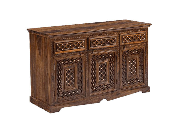 Luca Wood Brass Sideboard B