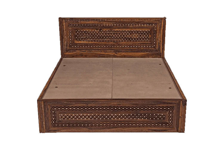 Charles Brass Bed B with Storage