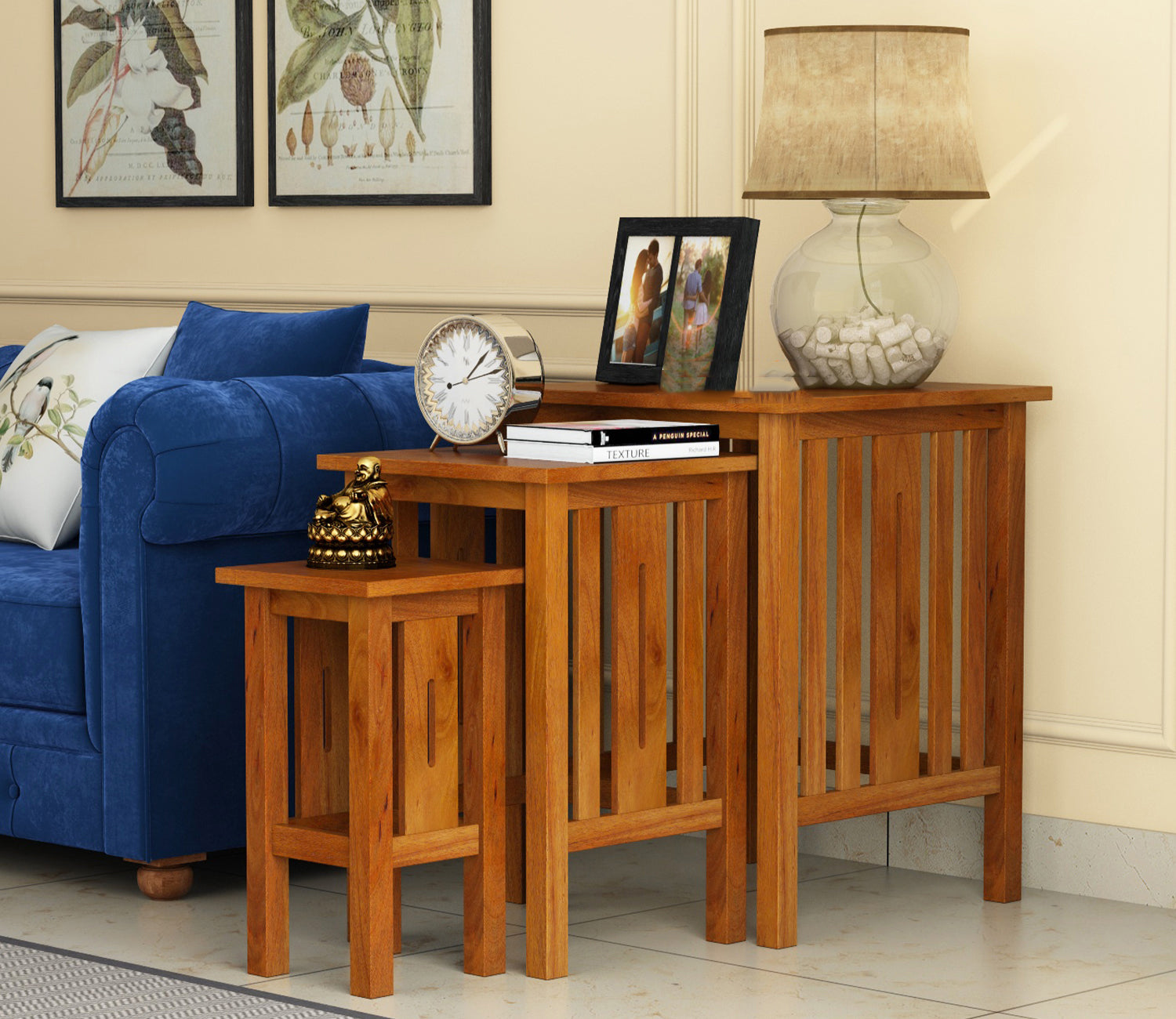 Brooks Solid Wood Nest of Tables