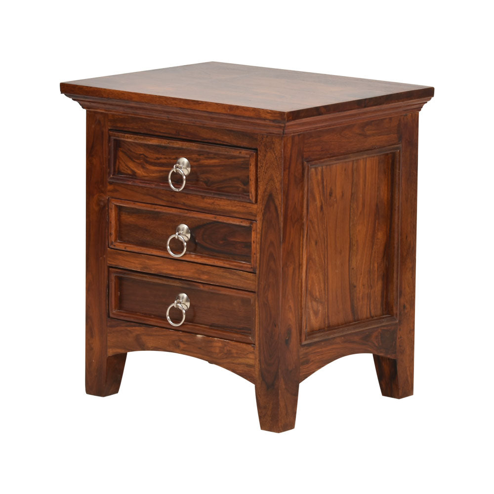 Chandler Sheesham Wood Bedside Table