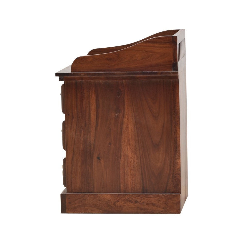 Treasure Bedside Table with Three Drawers