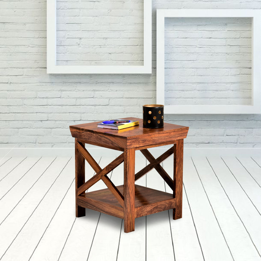 Giuliana Wooden Peg Side Table