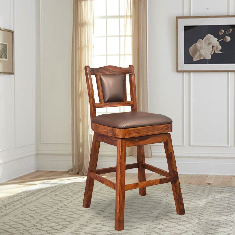 Aliyah Wooden Adelaide Bar Chair
