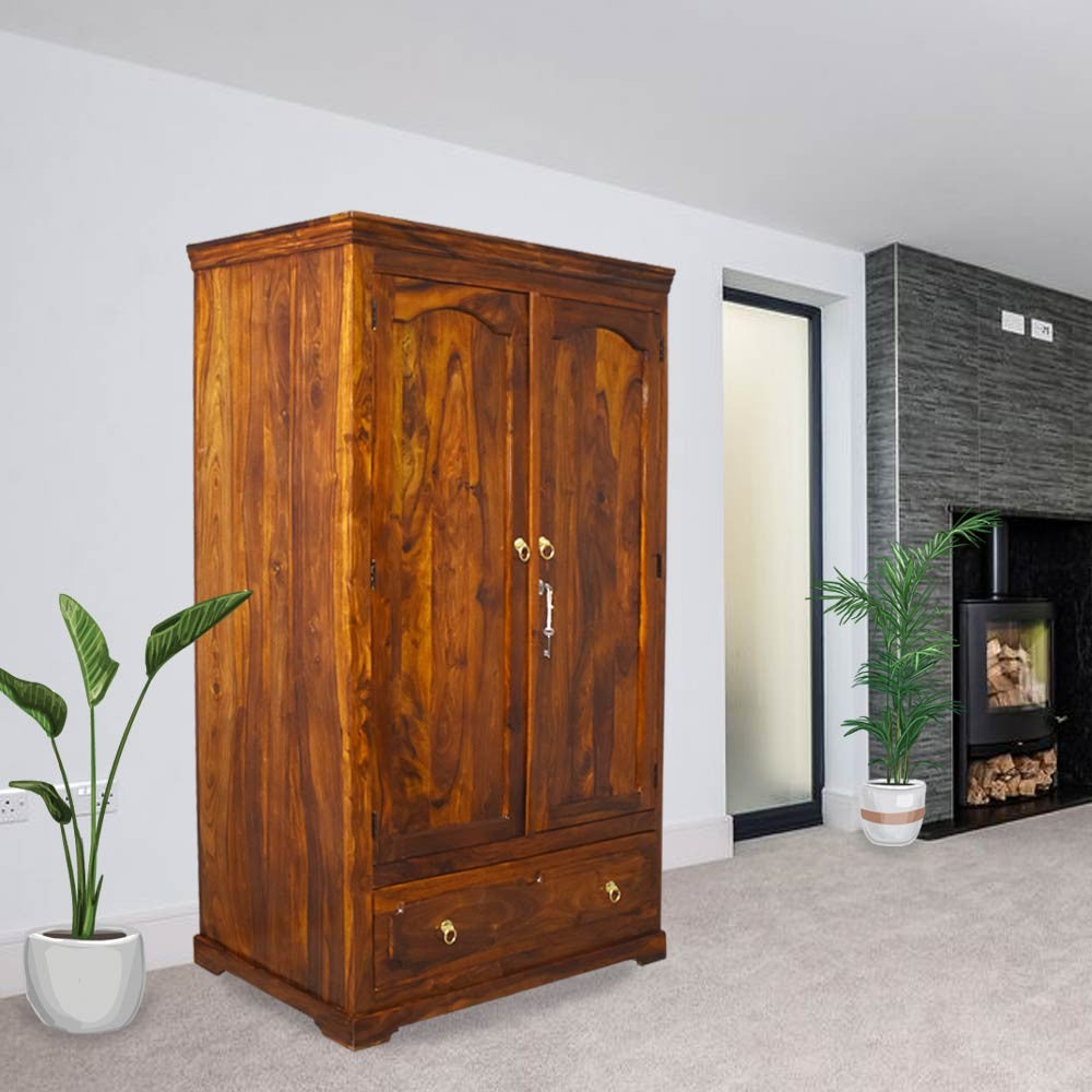 Evangeline Sheesham Wood Wardrobe