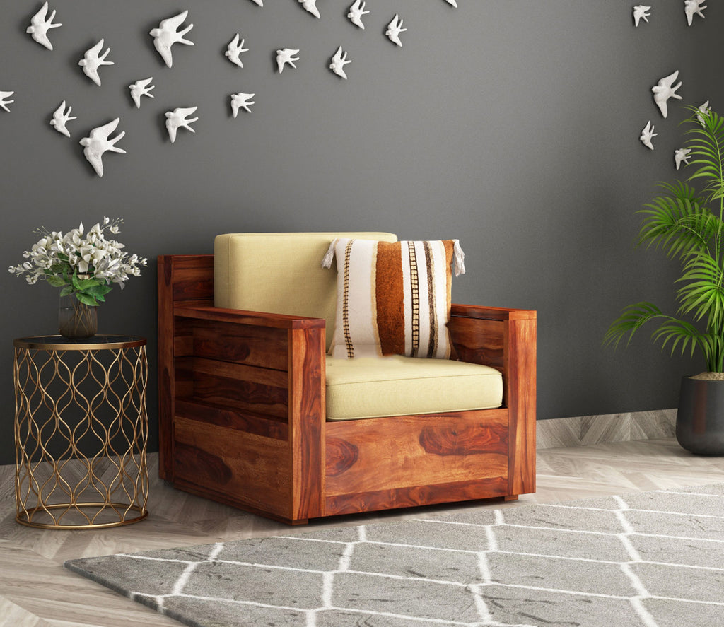 Ava Wooden Sofa 3+1+1