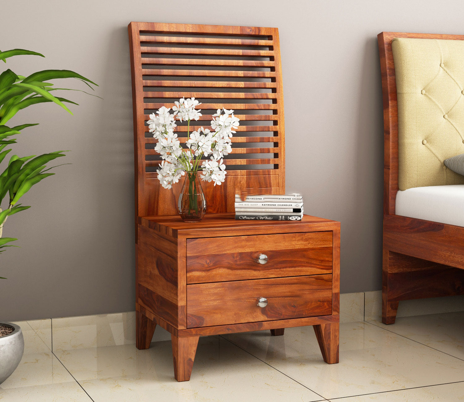 Gianni Upholstered Bed With Side Storage