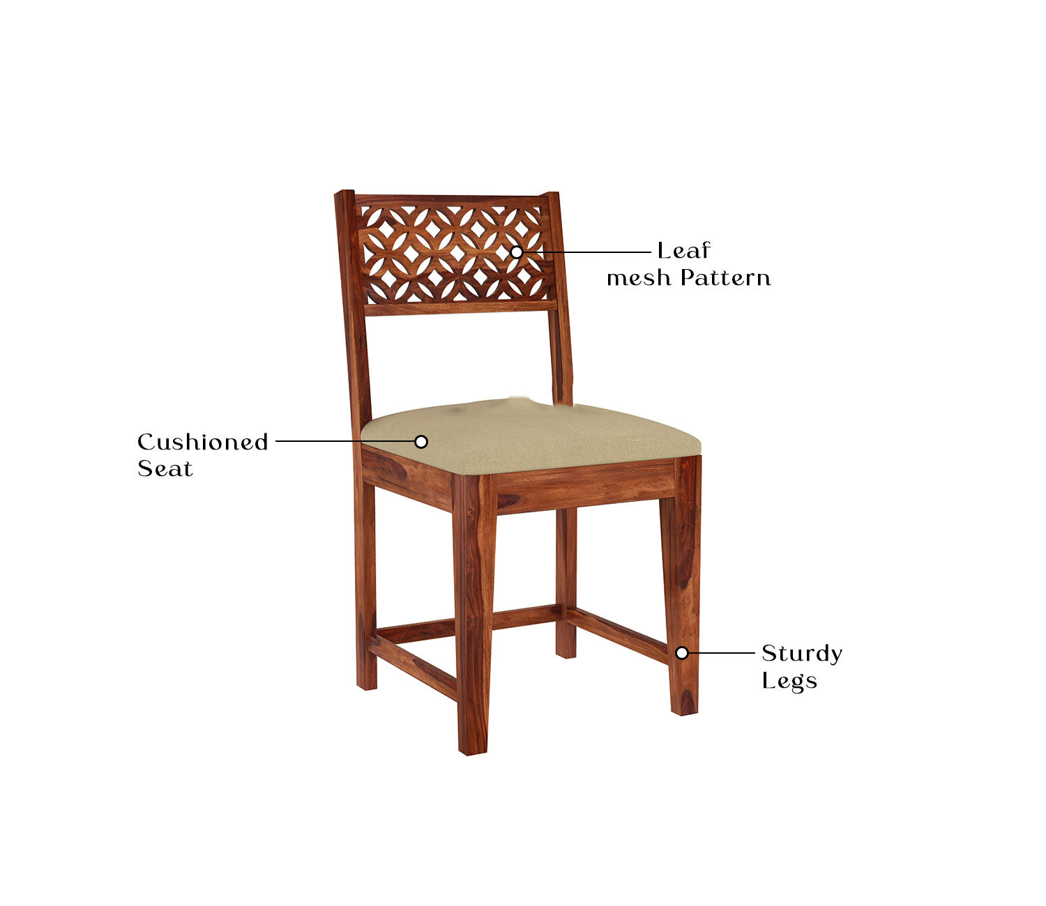 Cub Cambrey 6 Seater Cushioned Dining Table Set
