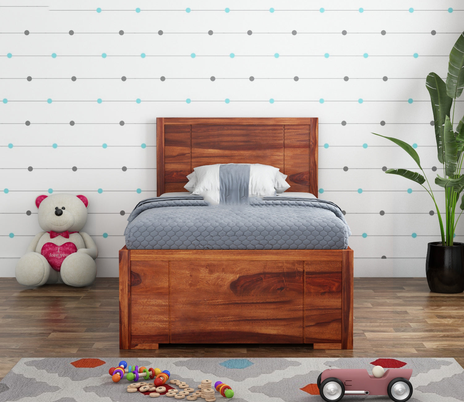 Cameron Kids Trundle Bed With Storage