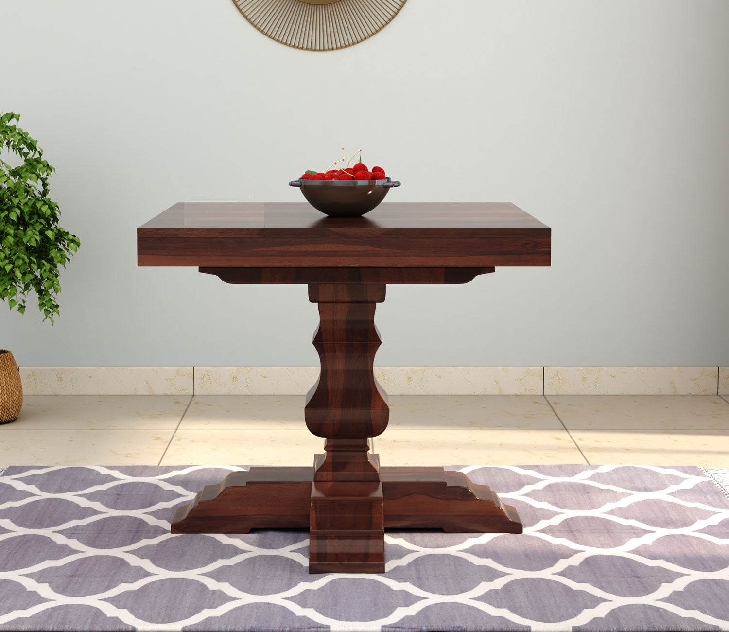 Lemon Drop Square 4 Seater Dining Table