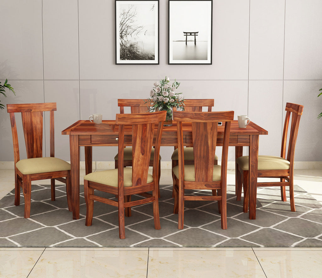 Newt Storage 6 Seater Dining Table Set