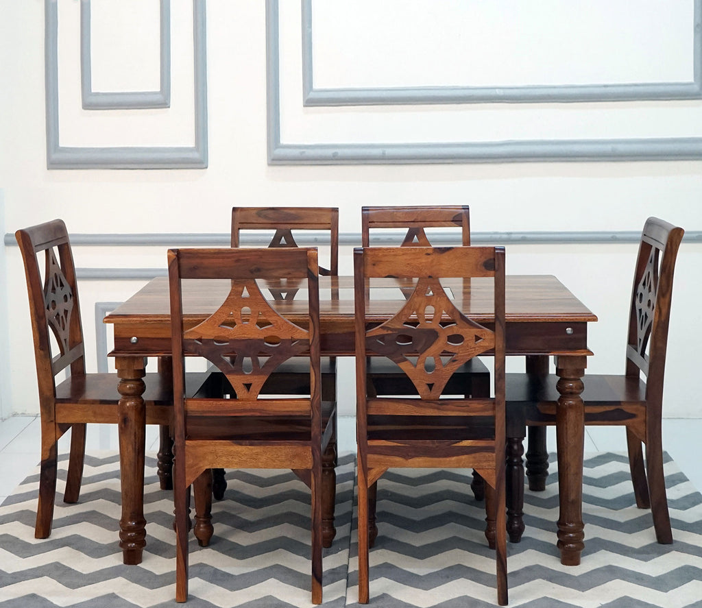 Amora-Tracy 6 Seater Dining Table set
